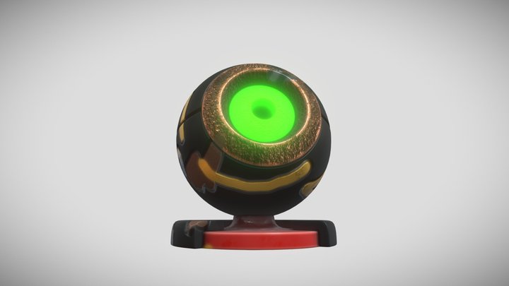 big eye that glows Help 3D Model