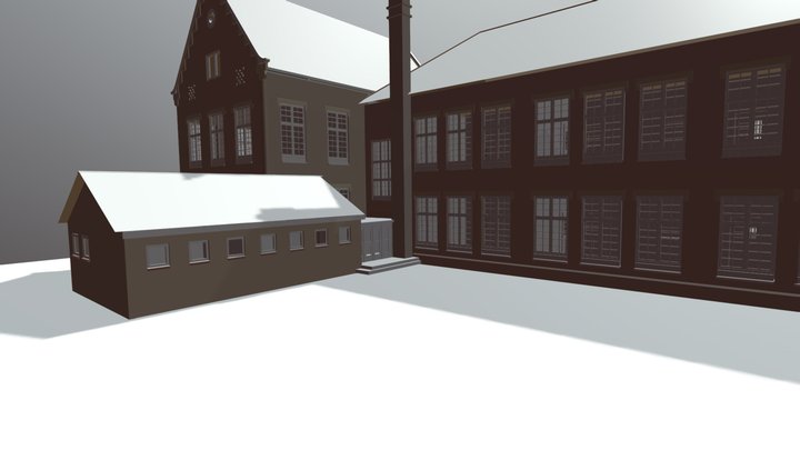 Koningin Emmaschool , Een reconstructie. 3D Model