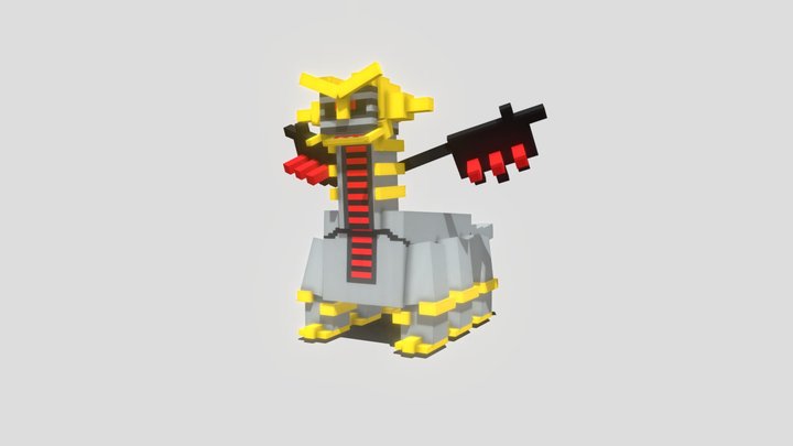 Giratina origin form - Pokemon 3D model 3D printable