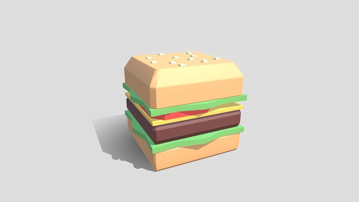 Hamburger 3D Model