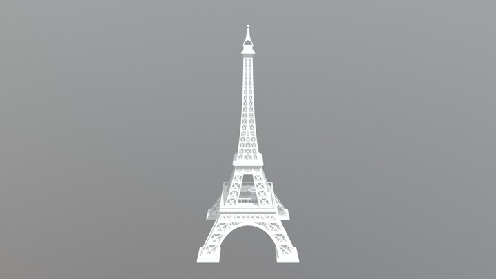 Eiffel Tower Fixed 3D Model