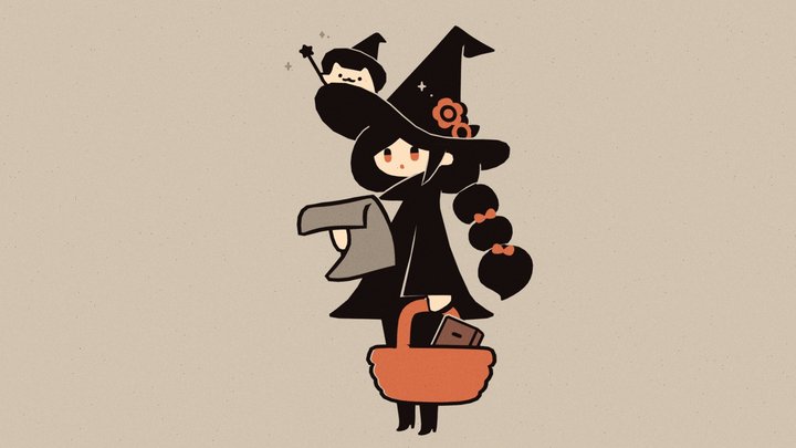 Little witch 3D Model