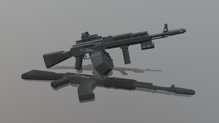 Ak74M Timeless And Classic Zero 3D Model