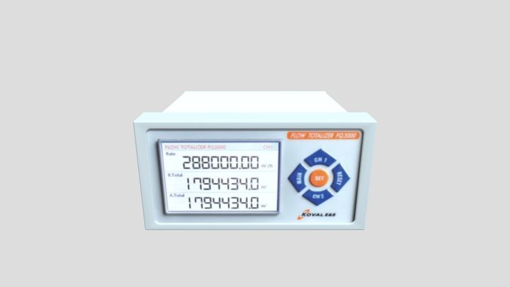 FLOW INDICATOR FQ3000 3D Model