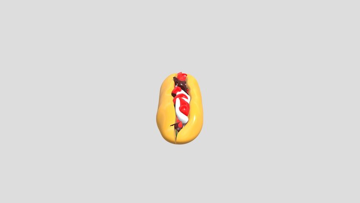 Makanan Arab Saudi 3D Model