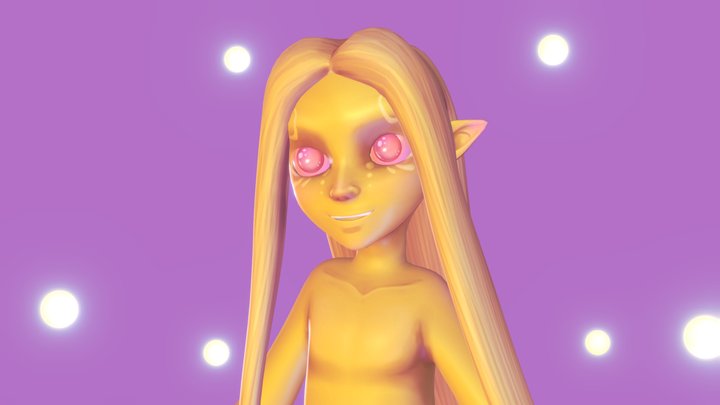 Alcea - Faerie's Light 3D Model