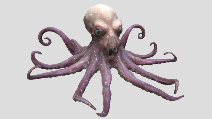 Thalassor - monster octopus – Kostenloses 3D-Modell STL