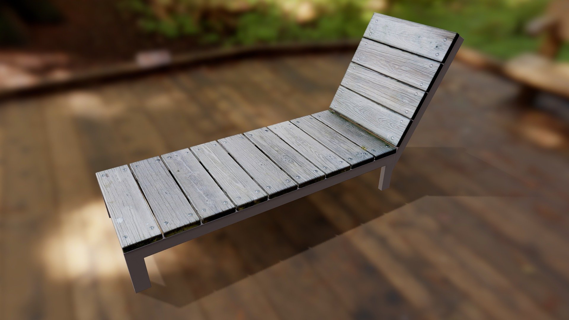 S025 Bench — Sketchfab embed 3D viewer
