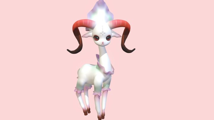 cute deer 3D Model