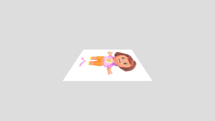 Dora-The Explorer Soft Doll 3D Model
