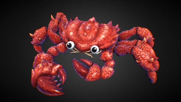Crab texture test 3D Model