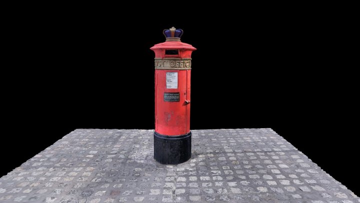 Special Postbox Salthouse Quay Liverpool (P) 3D Model