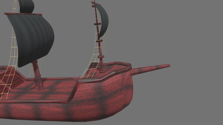 Barco 3D Model