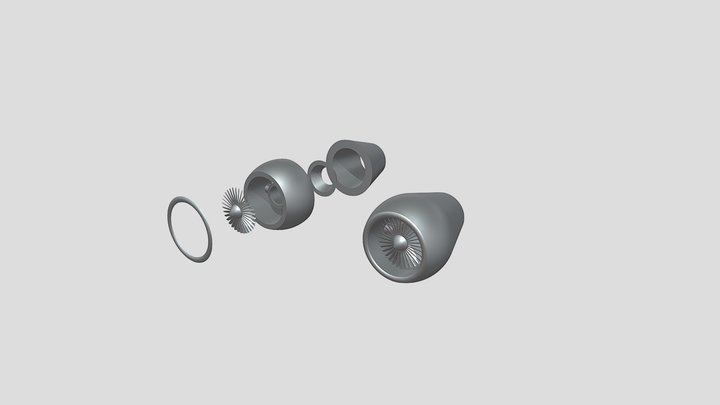 Jet engine desk fan