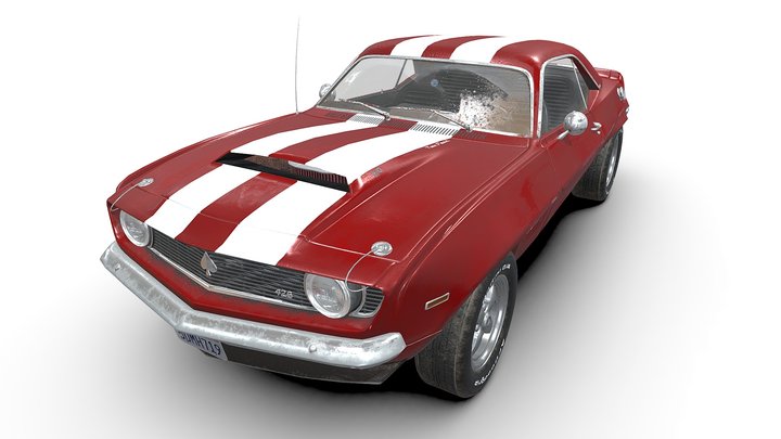 1967 Muscle Car "Ace Rafato" 3D Model