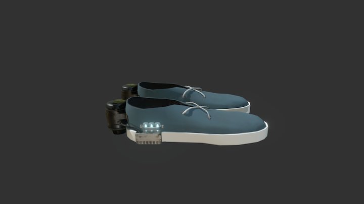 Rocket Shoes 3D Model