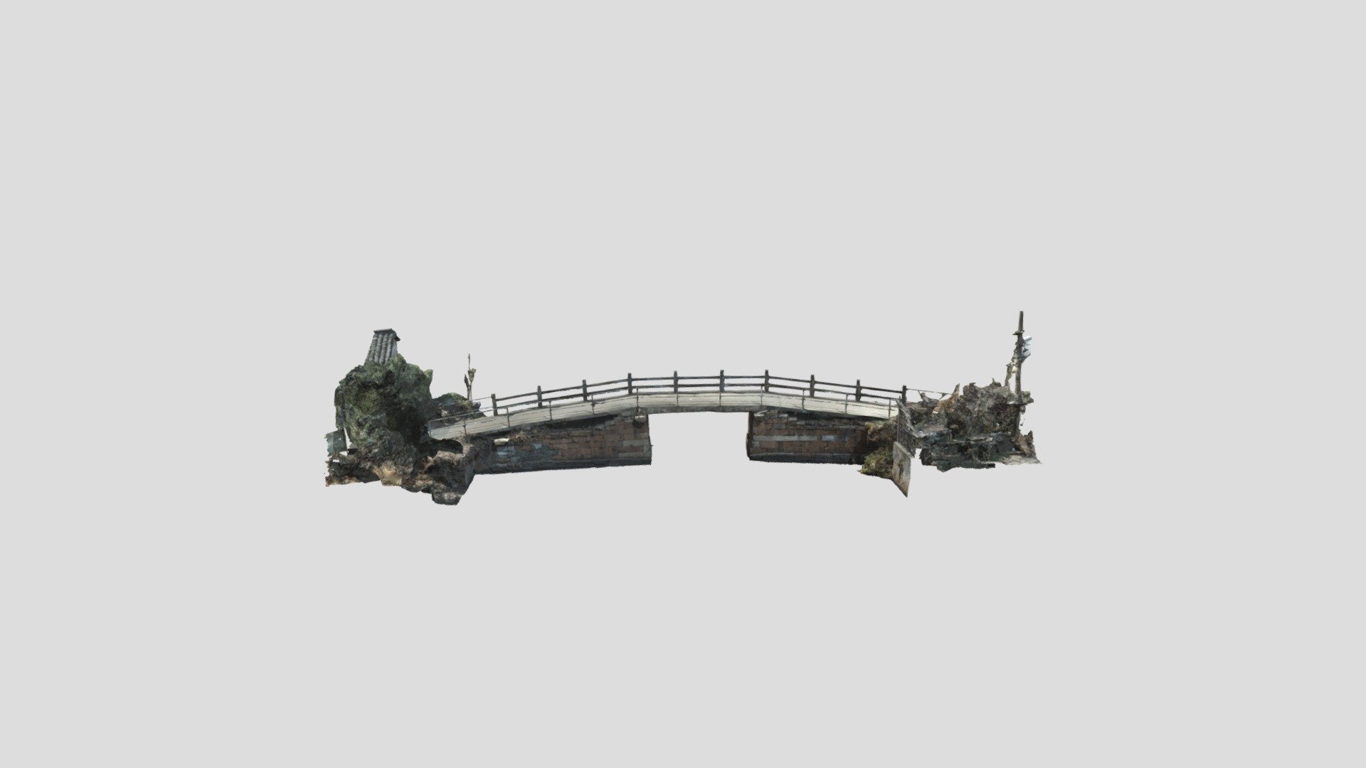 stone bridge Download Free 3D model by gyj11g11g [8c2547e] Sketchfab
