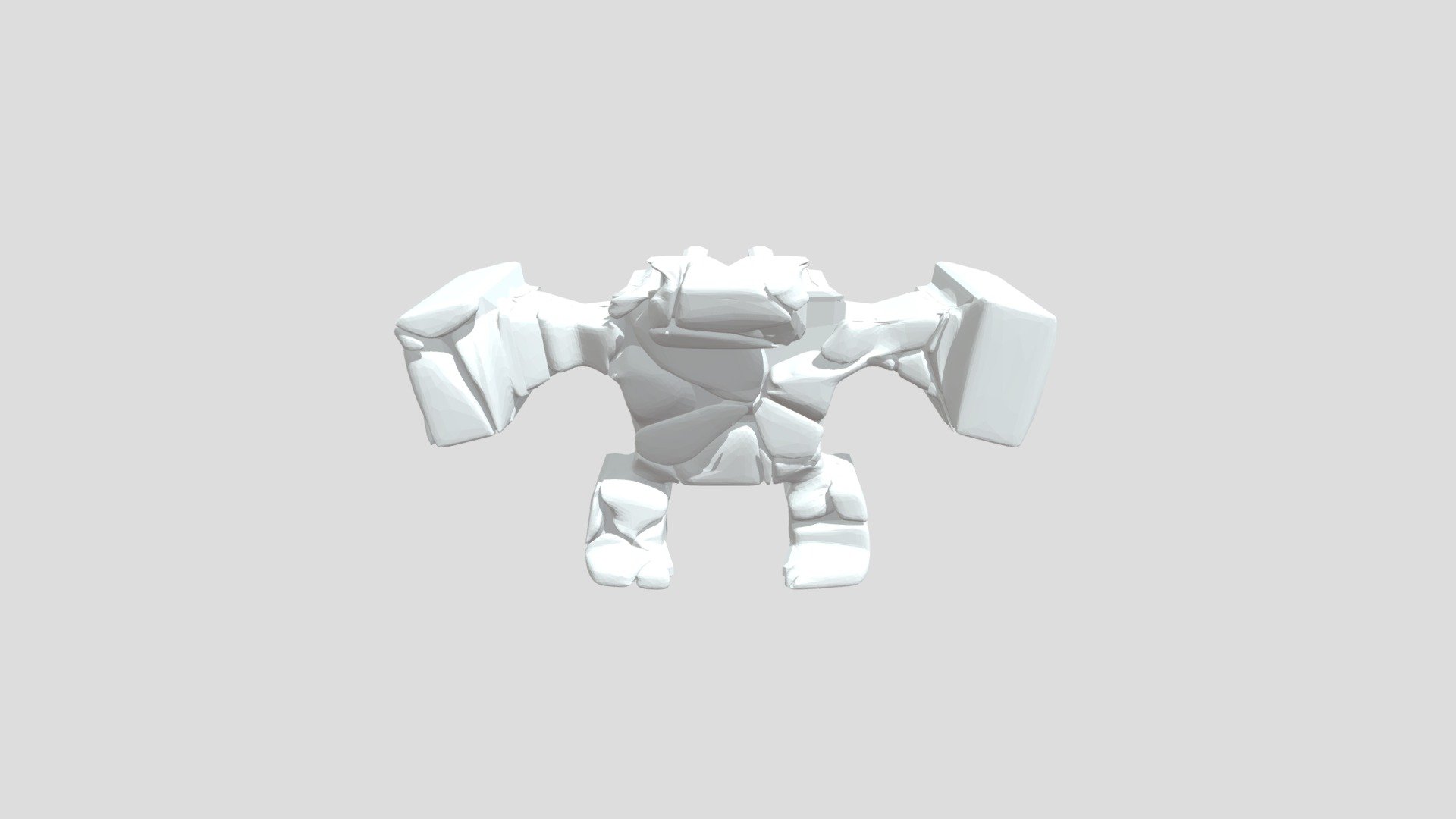 Rock & lava Golem Low Poly - Download Free 3D model by BIOhAZARDDDD ...