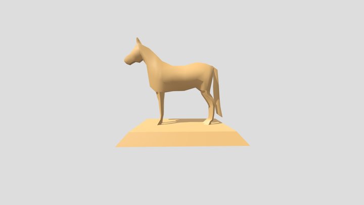 Cavalo estilizado Lowpoly animado para jogos VR AR Modelo 3D - TurboSquid  2059450