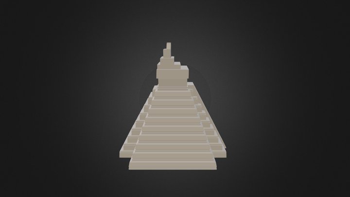 Tikal temple I 3D Model