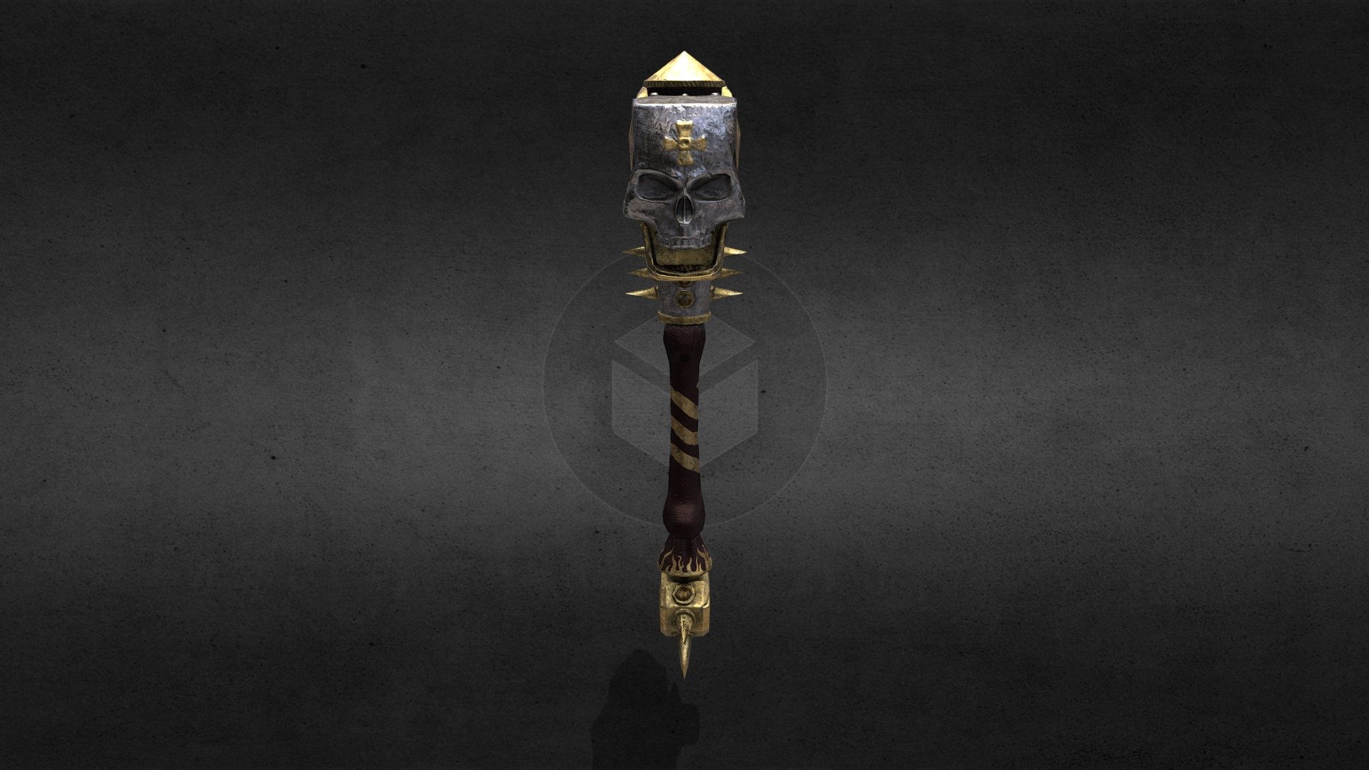 Skull Crusher Hammer 3D model by Sumeet (sumeetpatwa786) [8c29d57