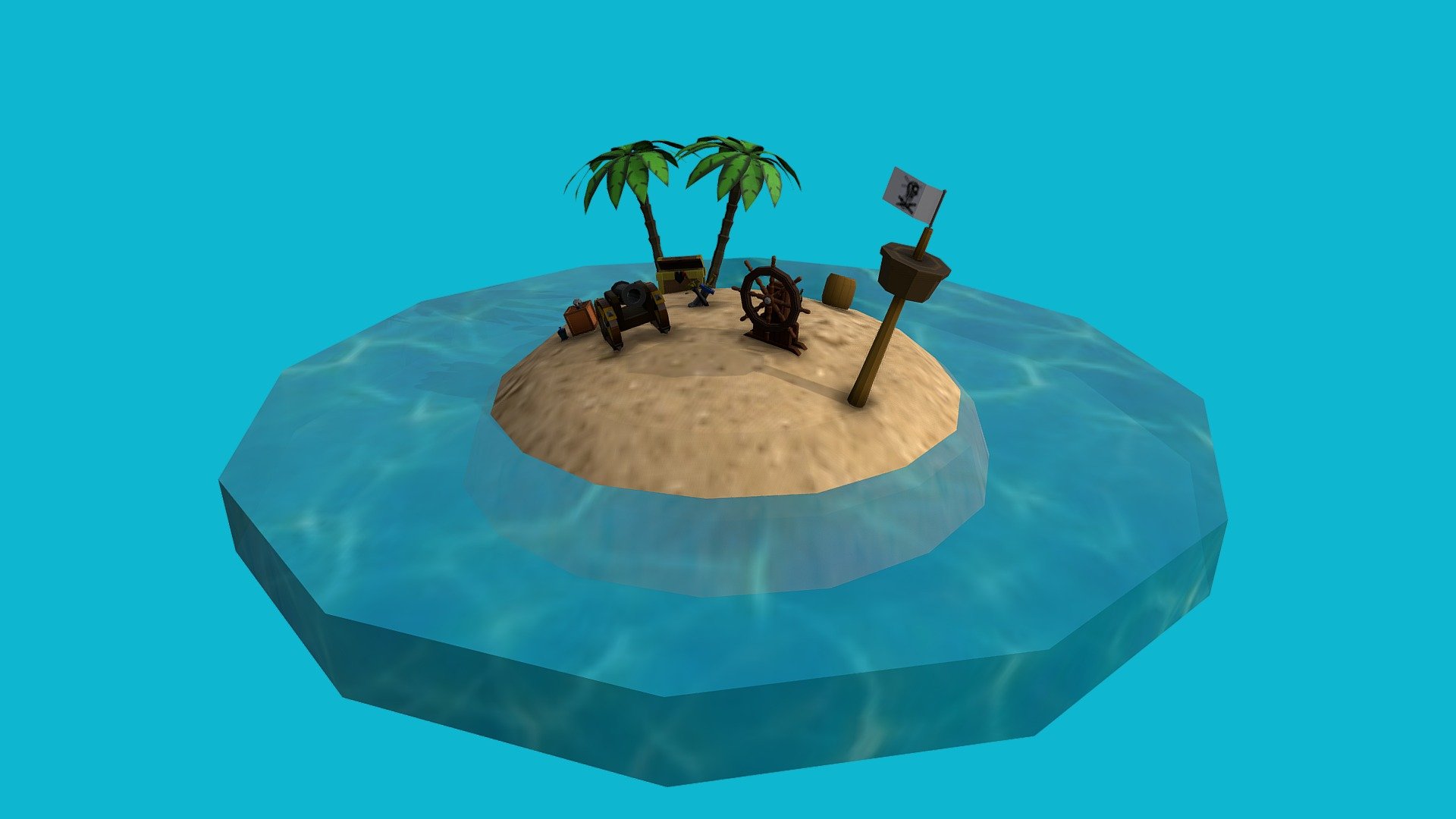 Pirate Island - 3D model by duality_42 [8c2a0bc] - Sketchfab