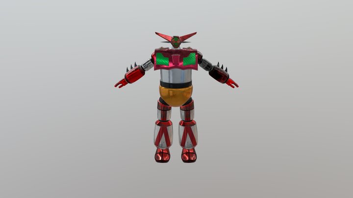 New Getter Robot 3d 3D Model