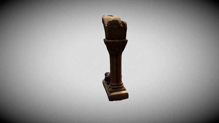 Monje San Juan de la Peña 3D Model
