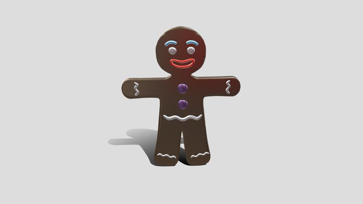 Gingerbread_man 3D Model