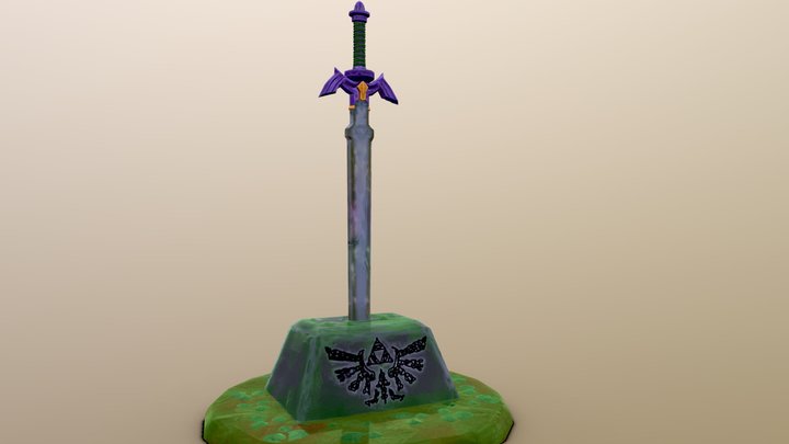 The Master Sword - LoZ - 3D FanArt 3D Model