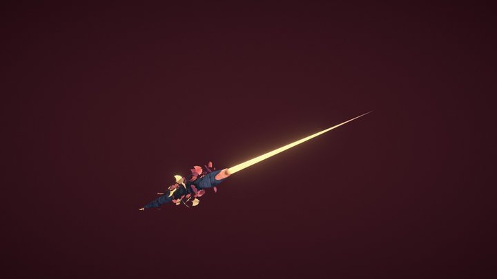 Gingko's Blade - School Project 3D Model