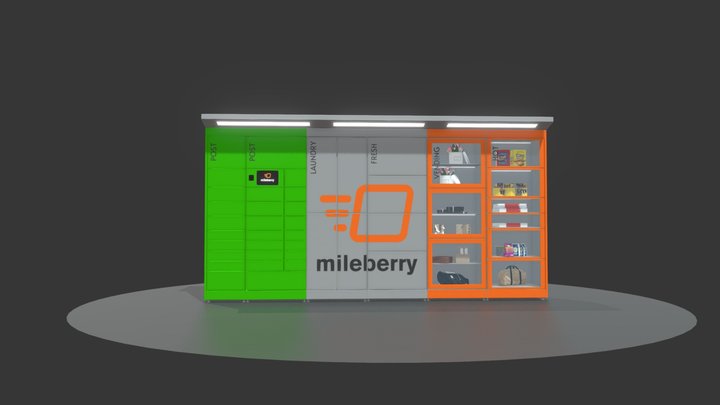 Postomat Mileberry 3D Model