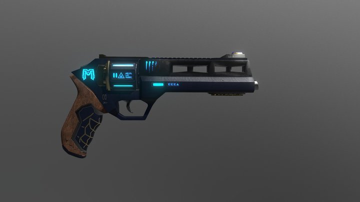 Rhino Handcannon 3D Model