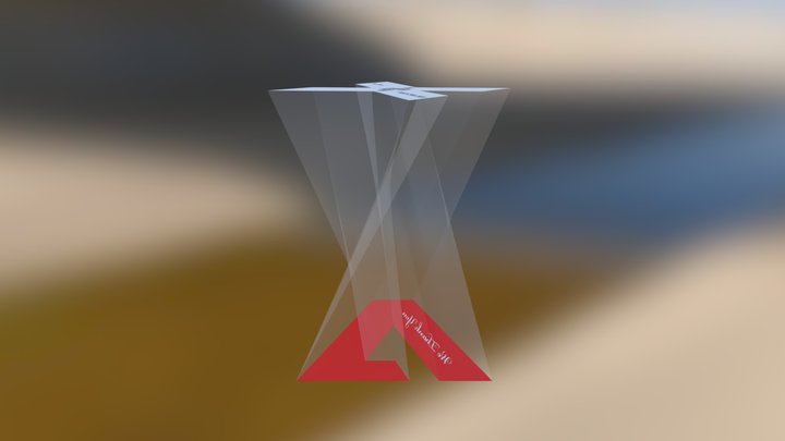 Ten Years Award 3D Model