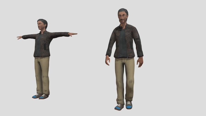 TBG - Leather jacket wearing alpha male – Modèle 3D gratuit STL