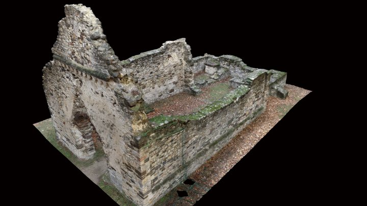 Church ruins, Kövesd 3D Model