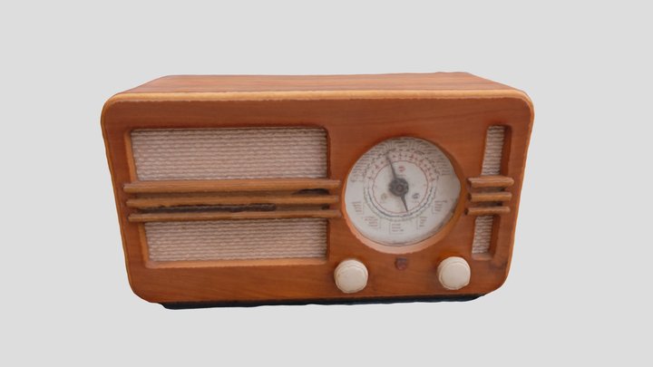 Old_Radio 3D Model