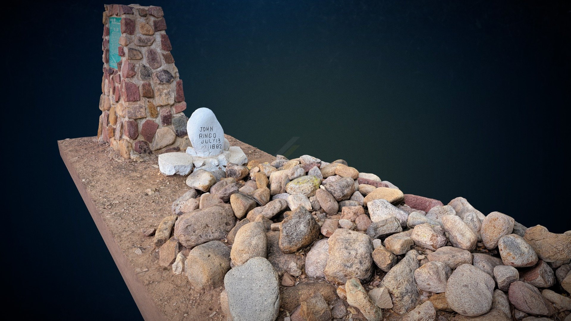 Johnny Ringo's Grave Site - 3D model by Todd Mowen (@sulastudios ...