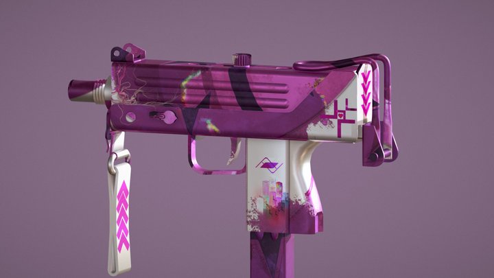 mac-10 3D Model