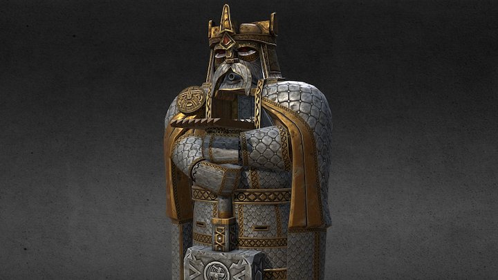 Dwarf Siege Tower 3D Model