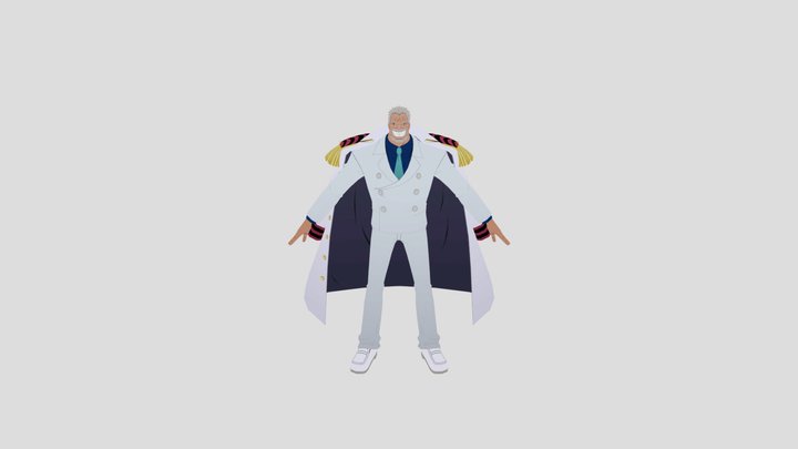 Monkey D. Garp 3D Model