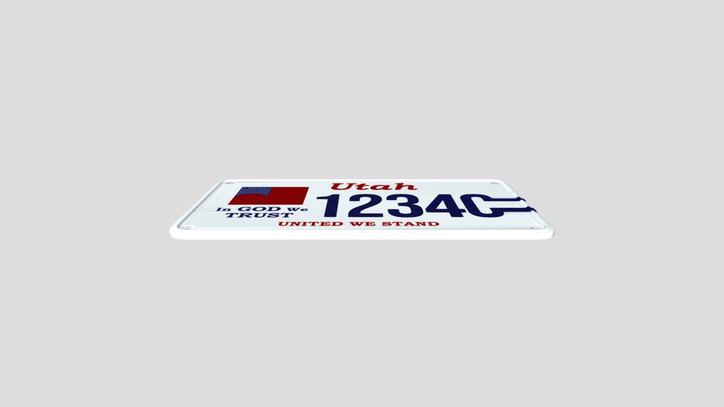 Us Car Registration Plate