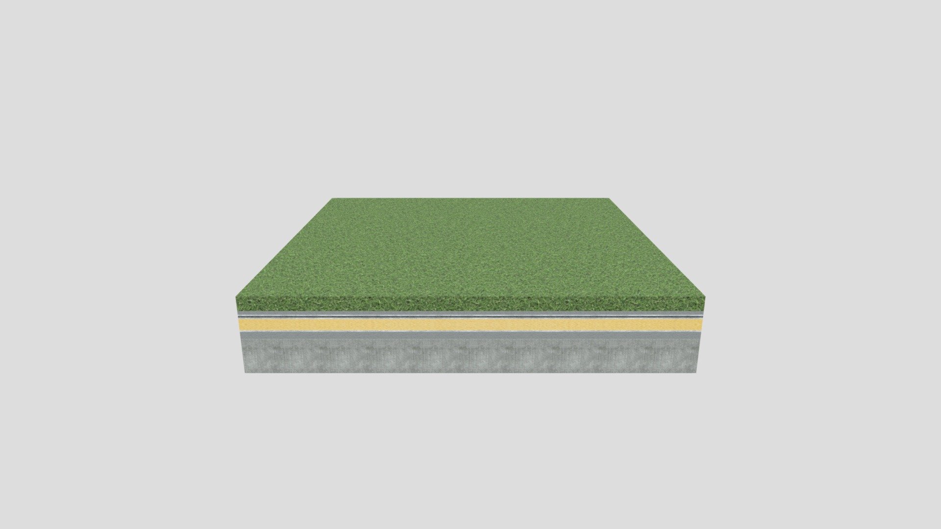 Cubierta plana no transitable ajardinada — Sketchfab embed 3D viewer