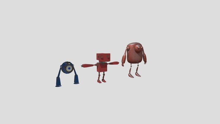 Bad Robot 3D Model