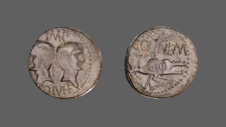 Dupondius de Nîmes 3D Model