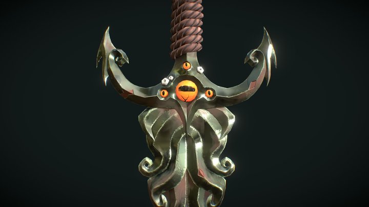 Kraken Sword 3D Model