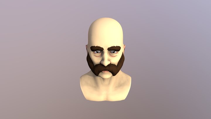 Character Bust 3D Model
