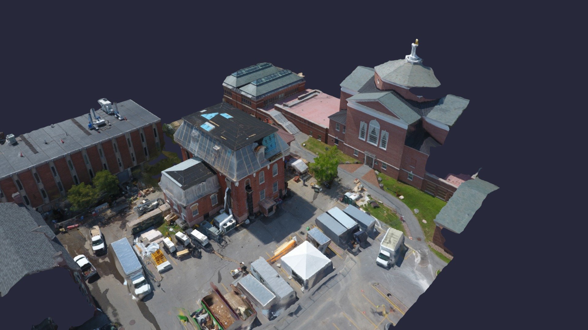 Torrey Hall UVM 3d Mesh
