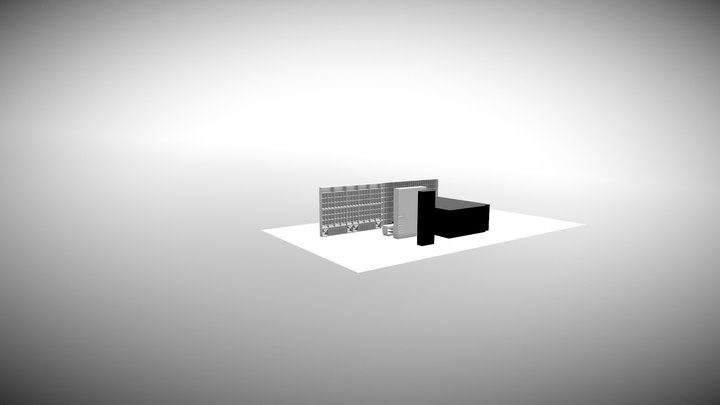 расстановка 3D Model