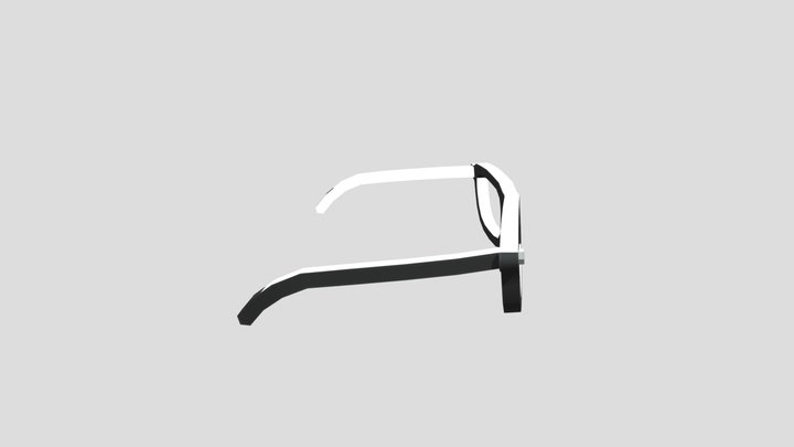 Hipster Glasses Fbx 3D Model